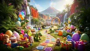 Dino Valley sample background