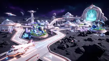 Space Station sample background