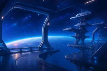 Space Station sample background